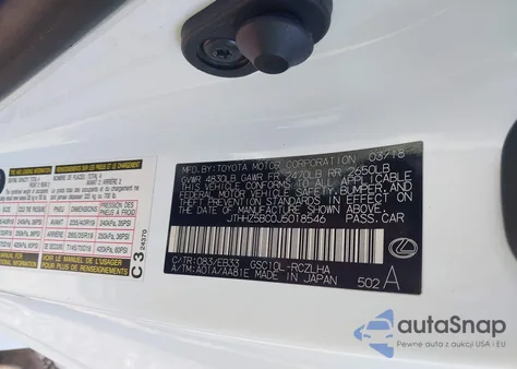 2018 Lexus Rc 350 z USA, uszkodzony, nr VIN JTHHZ5BC0J5018546